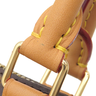 ルイヴィトン LOUIS VUITTON ナノ スピーディ M81085 モノグラム モノグラムキャンバス 2WAYバッグ ゴールド金具 ミニスピーディ ショルダーバッグ ハンドバッグ 茶