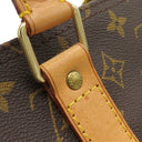 ルイヴィトン LOUIS VUITTON キーポル 55 M41424 モノグラム モノグラムキャンバス ボストンバッグ ゴールド金具 茶 ネームタグ・ポワニエ欠品