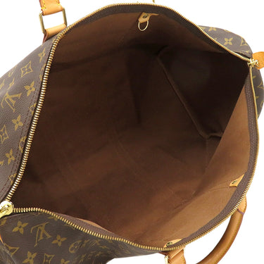 ルイヴィトン LOUIS VUITTON キーポル 55 M41424 モノグラム モノグラムキャンバス ボストンバッグ ゴールド金具 茶 ネームタグ・ポワニエ欠品