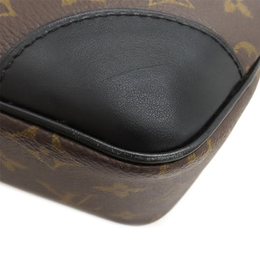 ルイヴィトン LOUIS VUITTON オデオン NM MM M45352 モノグラム×ノワール モノグラムキャンバス レザー ショルダーバッグ ゴールド金具 茶 黒