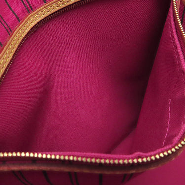 ルイヴィトン LOUIS VUITTON ネヴァーフル MM M41178 ピヴォワンヌ モノグラムキャンバス トートバッグ ゴールド金具 茶 ピンク