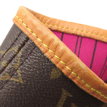ルイヴィトン LOUIS VUITTON ネヴァーフル MM M41178 ピヴォワンヌ モノグラムキャンバス トートバッグ ゴールド金具 茶 ピンク