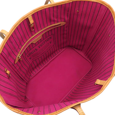 ルイヴィトン LOUIS VUITTON ネヴァーフル MM M41178 ピヴォワンヌ モノグラムキャンバス トートバッグ ゴールド金具 茶 ピンク