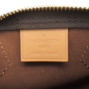 ルイヴィトン LOUIS VUITTON ナノ スピーディ M81085 モノグラム モノグラムキャンバス 2WAYバッグ ゴールド金具 ミニスピーディ ショルダーバッグ ハンドバッグ 茶