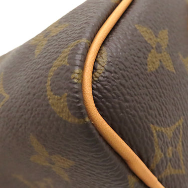 ルイヴィトン LOUIS VUITTON ナノ スピーディ M81085 モノグラム モノグラムキャンバス 2WAYバッグ ゴールド金具 ミニスピーディ ショルダーバッグ ハンドバッグ 茶