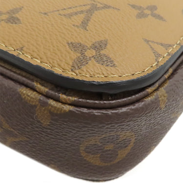 ルイヴィトン LOUIS VUITTON ポシェット メティス MM M44876 モノグラムリバース モノグラムキャンバス モノグラムリバースキャンバス 2WAYバッグ ゴールド金具 茶 ショルダー