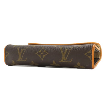 ルイヴィトン LOUIS VUITTON ポシェット フロランティーヌ M51855 モノグラム モノグラムキャンバス ウエストバッグ ゴールド金具 茶 ウエストポーチ ベルトバッグ