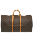 ルイヴィトン LOUIS VUITTON キーポル バンドリエール 55 M41414 モノグラム モノグラムキャンバス ボストンバッグ ゴールド金具 茶 鍵1本欠品