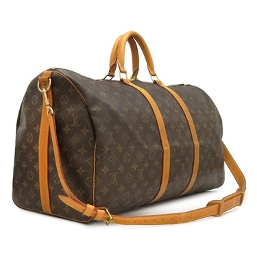 ルイヴィトン LOUIS VUITTON キーポル バンドリエール 55 M41414 モノグラム モノグラムキャンバス ボストンバッグ ゴールド金具 茶 鍵1本欠品