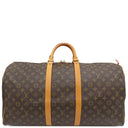 ルイヴィトン LOUIS VUITTON キーポル 55 M41424 モノグラム モノグラムキャンバス ボストンバッグ ゴールド金具 茶 鍵1本・ポワニエ欠品