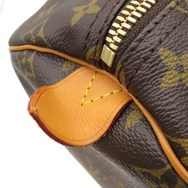 ルイヴィトン LOUIS VUITTON キーポル 55 M41424 モノグラム モノグラムキャンバス ボストンバッグ ゴールド金具 茶 鍵1本・ポワニエ欠品