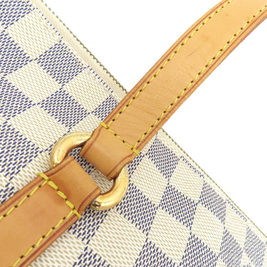 ルイヴィトン LOUIS VUITTON トータリー MM N51262 ダミエアズール ダミエアズールキャンバス トートバッグ ゴールド金具 白
