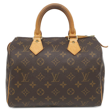 ルイヴィトン LOUIS VUITTON スピーディ 25 M41528 モノグラム モノグラムキャンバス ハンドバッグ ゴールド金具 茶 ボストン
