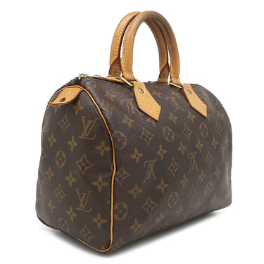 ルイヴィトン LOUIS VUITTON スピーディ 25 M41528 モノグラム モノグラムキャンバス ハンドバッグ ゴールド金具 茶 ボストン