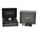 腕時計 クストス CVSTOS メトロポリタン P-S F01103.4213001 自動巻き メンズ 新品同様 ブルー デイト スモセコ チタニウム 限定