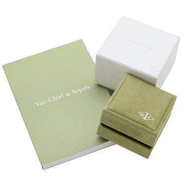 ヴァンクリーフアーペル Van Cleef & Arpels ヴィンテージ アルハンブラ リバーシブル VCARP7U547 赤Xローズゴールド K18RG ダイヤモンド カーネリアン #47(JP7) リング 指輪 18金 ダイヤ1P 7号