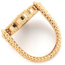 ヴァンクリーフアーペル Van Cleef & Arpels ヴィンテージ アルハンブラ リバーシブル VCARP7U547 赤Xローズゴールド K18RG ダイヤモンド カーネリアン #47(JP7) リング 指輪 18金 ダイヤ1P 7号