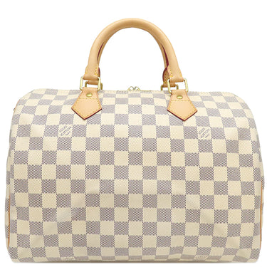 ルイヴィトン LOUIS VUITTON スピーディ バンドリエール 30 N41373 ダミエアズール ダミエアズールキャンバス ハンドバッグ ゴールド金具 白 ボストン 鍵・パドロック欠品