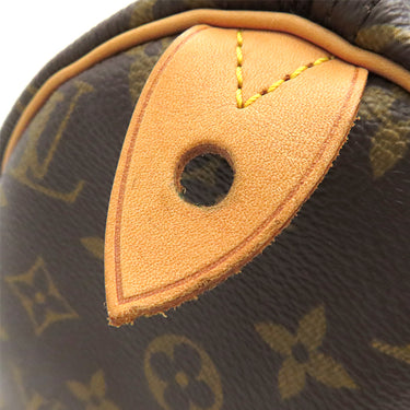 ルイヴィトン LOUIS VUITTON スピーディ 30 M41526 モノグラム モノグラムキャンバス ハンドバッグ ゴールド金具 茶 ミニボストン