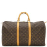 ルイヴィトン LOUIS VUITTON キーポル 50 M41426 モノグラム モノグラムキャンバス ボストンバッグ ゴールド金具 茶 鍵・パドロック・ポワニエ・ネームタグ欠品