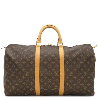 ルイヴィトン LOUIS VUITTON キーポル 50 M41426 モノグラム モノグラムキャンバス ボストンバッグ ゴールド金具 茶 鍵・パドロック・ポワニエ・ネームタグ欠品