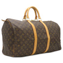 ルイヴィトン LOUIS VUITTON キーポル 50 M41426 モノグラム モノグラムキャンバス ボストンバッグ ゴールド金具 茶 鍵・パドロック・ポワニエ・ネームタグ欠品