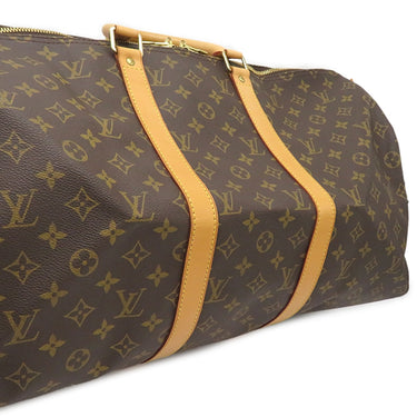 ルイヴィトン LOUIS VUITTON キーポル 50 M41426 モノグラム モノグラムキャンバス ボストンバッグ ゴールド金具 茶 鍵・パドロック・ポワニエ・ネームタグ欠品