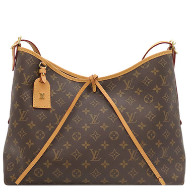 ルイヴィトン LOUIS VUITTON キャリーオール NM MM M46197 モノグラム モノグラムキャンバス ショルダーバッグ ゴールド金具 茶