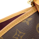 ルイヴィトン LOUIS VUITTON キャリーオール NM MM M46197 モノグラム モノグラムキャンバス ショルダーバッグ ゴールド金具 茶