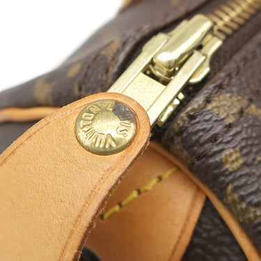 ルイヴィトン LOUIS VUITTON スピーディ 25 M41528 モノグラム モノグラムキャンバス ハンドバッグ ゴールド金具 茶 ボストン 鍵・パドロック欠品