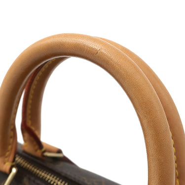 ルイヴィトン LOUIS VUITTON スピーディ 25 M41528 モノグラム モノグラムキャンバス ハンドバッグ ゴールド金具 茶 ボストン