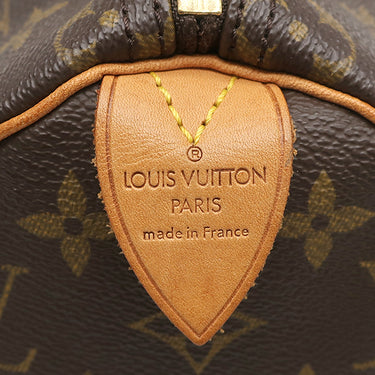 ルイヴィトン LOUIS VUITTON スピーディ 25 M41528 モノグラム モノグラムキャンバス ハンドバッグ ゴールド金具 茶 ボストン