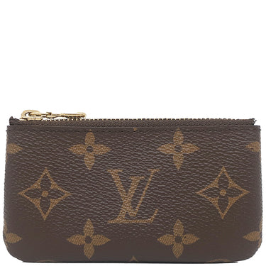 ルイヴィトン LOUIS VUITTON ポシェット クレ M62650 モノグラム モノグラムキャンバス コインケース ゴールド金具 茶 キーチェーン付き
