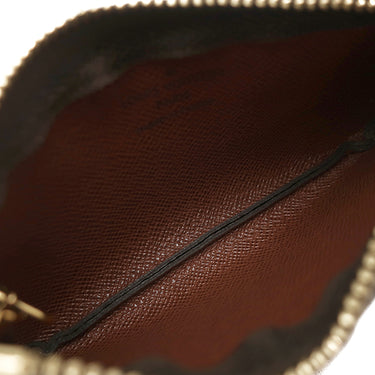 ルイヴィトン LOUIS VUITTON ポシェット クレ M62650 モノグラム モノグラムキャンバス コインケース ゴールド金具 茶 キーチェーン付き