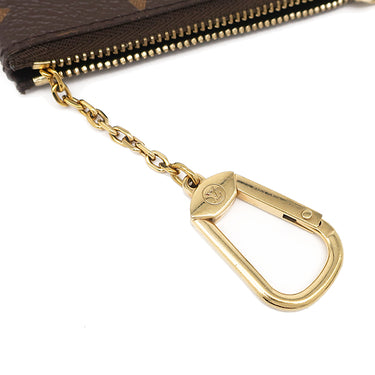ルイヴィトン LOUIS VUITTON ポシェット クレ M62650 モノグラム モノグラムキャンバス コインケース ゴールド金具 茶 キーチェーン付き
