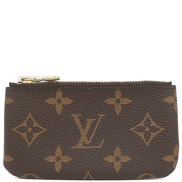 ルイヴィトン LOUIS VUITTON ポシェット クレ M62650 モノグラム モノグラムキャンバス コインケース ゴールド金具 茶 キーチェーン付き