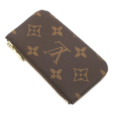 ルイヴィトン LOUIS VUITTON ポシェット クレ M62650 モノグラム モノグラムキャンバス コインケース ゴールド金具 茶 キーチェーン付き