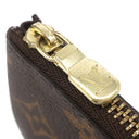 ルイヴィトン LOUIS VUITTON ポシェット クレ M62650 モノグラム モノグラムキャンバス コインケース ゴールド金具 茶 キーチェーン付き