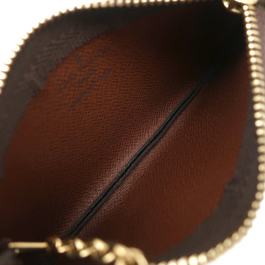 ルイヴィトン LOUIS VUITTON ポシェット クレ M62650 モノグラム モノグラムキャンバス コインケース ゴールド金具 茶 キーチェーン付き