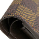 ルイヴィトン LOUIS VUITTON ポルトフォイユ マルコ N61675 ダミエエベヌ ダミエキャンバス 二つ折り財布 ゴールド金具 茶 二つ折り