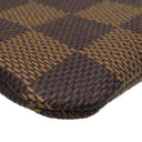 ルイヴィトン LOUIS VUITTON カードキーケース ポシェット クレ N62658 ダミエエベヌ ダミエキャンバス コインケース ゴールド金具 小銭入れ 茶 キーチェーン付き
