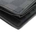 ルイヴィトン LOUIS VUITTON ポルトフォイユ マルコ NM N63336 ダミエグラフィット ダミエグラフィットキャンバス 二つ折り財布 シルバー金具 黒 グレー