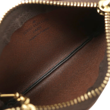 ルイヴィトン LOUIS VUITTON ポシェット クレ M62650 モノグラム モノグラムキャンバス コインケース ゴールド金具 茶 キーチェーン付き