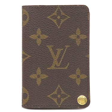 ルイヴィトン LOUIS VUITTON ポルトカルト クレディ プレッシオン M60937 モノグラム モノグラムキャンバス カードケース ゴールド金具 茶