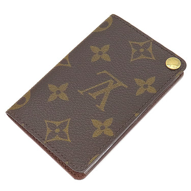 ルイヴィトン LOUIS VUITTON ポルトカルト クレディ プレッシオン M60937 モノグラム モノグラムキャンバス カードケース ゴールド金具 茶