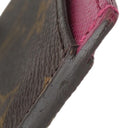 ルイヴィトン LOUIS VUITTON ポルトカルト サーンプル M60703 フューシャ モノグラムキャンバス カードケース 茶 ピンク カード入れ