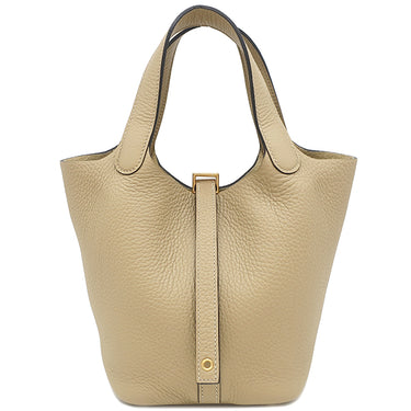 エルメス HERMES ピコタンロックPM トレンチ トリヨンクレマンス ハンドバッグ ゴールド金具 新品 未使用