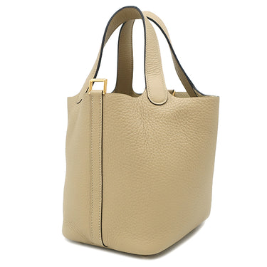 エルメス HERMES ピコタンロックPM トレンチ トリヨンクレマンス ハンドバッグ ゴールド金具 新品 未使用