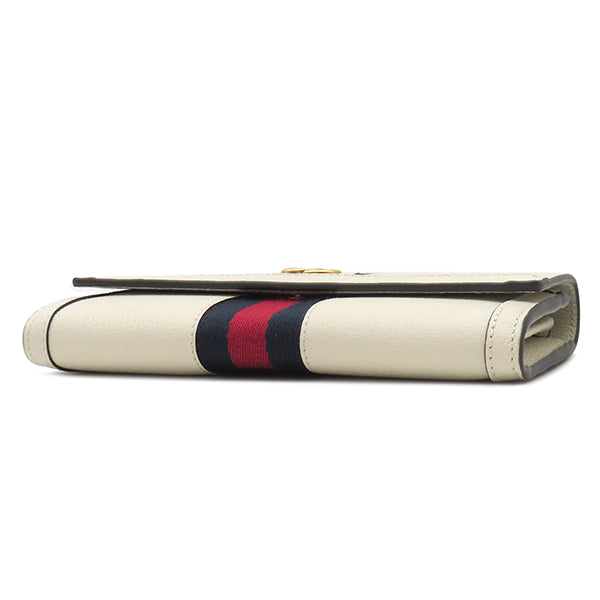 グッチ GUCCI GG コンチネンタルウォレット 523153 ホワイト レザー 長