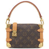 ルイヴィトン LOUIS VUITTON サイドトランク PM M46815 モノグラム モノグラムキャンバス 2WAYバッグ ゴールド金具 茶 ショルダー ハンドバッグ